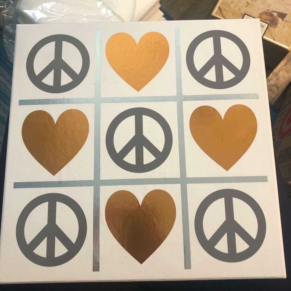 Jonathan Adler peace and love tic tac toe set